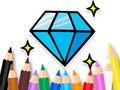 Gioco Libro da colorare: Diamante Splendente  in linea