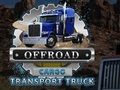 Gioco Camion per il trasporto di merci fuoristrada  in linea