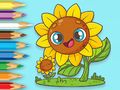 Gioco Libro da colorare: Girasoli  in linea