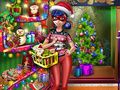Gioco Acquisto di Natale della ragazza punteggiata  in linea