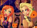 Gioco Puzzle della principessa di Halloween  in linea