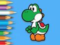 Gioco Libro da colorare: Yoshi pesca tempo  in linea