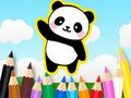 Gioco Libro da colorare: Panda carino  in linea