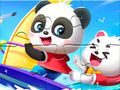 Gioco Puzzle: Baby Panda in barca a vela  in linea