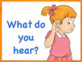Gioco Quiz per bambini: cosa senti?  in linea
