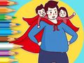 Gioco Libro da colorare: Festa del papà  in linea