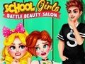 Gioco Le ragazze della scuola combattono il salone di bellezza  in linea