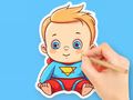 Gioco Libro da colorare: Super Baby carino  in linea