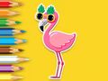 Gioco Libro da colorare: Fenicottero  in linea