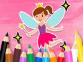 Gioco Libro da colorare: Piccola bella fata  in linea