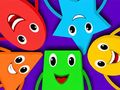 Gioco Quiz per bambini: forme colorate  in linea