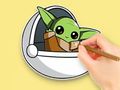 Gioco Libro da colorare: Maestro Yoda  in linea