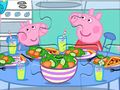Gioco Puzzle: Peppa è l'ora della cena  in linea