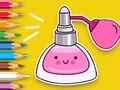 Gioco Libro da colorare: Bottiglia di profumo  in linea