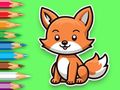 Gioco Libro da colorare: piccola volpe  in linea