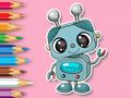 Gioco Libro da colorare: Robot Sorriso  in linea