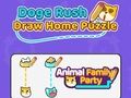 Gioco Doge Rush: Disegna il puzzle della casa  in linea