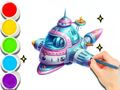 Gioco Libro da colorare: Viaggio nello spazio  in linea
