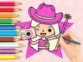 Gioco Libro da colorare: il mondo di Toca Boca  in linea