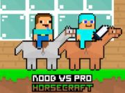 Gioco Noob contro Pro HorseCraft  in linea