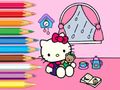 Gioco Libro da colorare: Hello Kitty Rainy Day  in linea