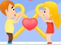 Gioco Puzzle con spille Storia d'amore  in linea