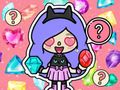 Gioco Quiz per bambini: colore delle gemme  in linea