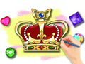 Gioco Libro da colorare: Corona reale  in linea