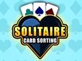 Gioco Puzzle con ordinamento di carte in solitario  in linea