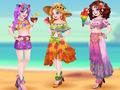 Gioco Vestito hawaiano da ragazza  in linea
