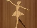 Gioco Puzzle con blocchi di legno  in linea