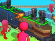 Gioco Avventura di artiglieria in treno  in linea