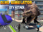 Gioco Attacco alla città del simulatore Dino  in linea