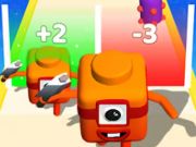 Gioco Unisci il cubo dei numeri: gioco di corsa 3D  in linea