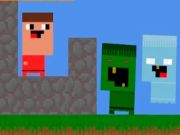 Gioco I Nubik costruiscono una difesa contro gli zombi  in linea