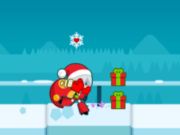 Gioco Ragazza di Babbo Natale che corre  in linea