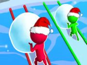 Gioco Gara sulla neve: corridore di Natale  in linea