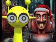 Gioco Sprunki in Backrooms Christmas Skibidi in linea