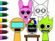 Gioco Libro da colorare: Sprunki Incredibox in linea Gioco Libro da colorare: Sprunki Incredibox in linea