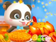 Gioco Puzzle: Festa del Ringraziamento del Piccolo Panda  in linea