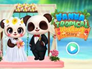 Gioco Storia del matrimonio tropicale del panda  in linea