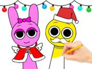 Gioco Libro da colorare: Sprunki Natale  in linea
