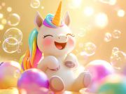 Gioco Puzzle: divertimento con le bolle di unicorno  in linea