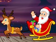 Gioco Trova Babbo Natale con il regalo  in linea