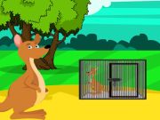 Gioco Salvataggio del cucciolo di canguro rosso dalla gabbia  in linea