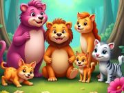 Gioco Puzzle con i nomi degli animali  in linea