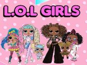 Gioco L. O. L Libro da colorare per ragazze OMG  in linea