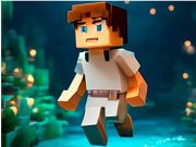 Gioco Noobik Parkour in una grotta!  in linea