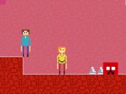 Gioco Stick per due giocatori Steve e Alex  in linea