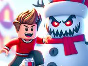 Gioco Puzzle: Battaglia di palle di neve Roblox  in linea